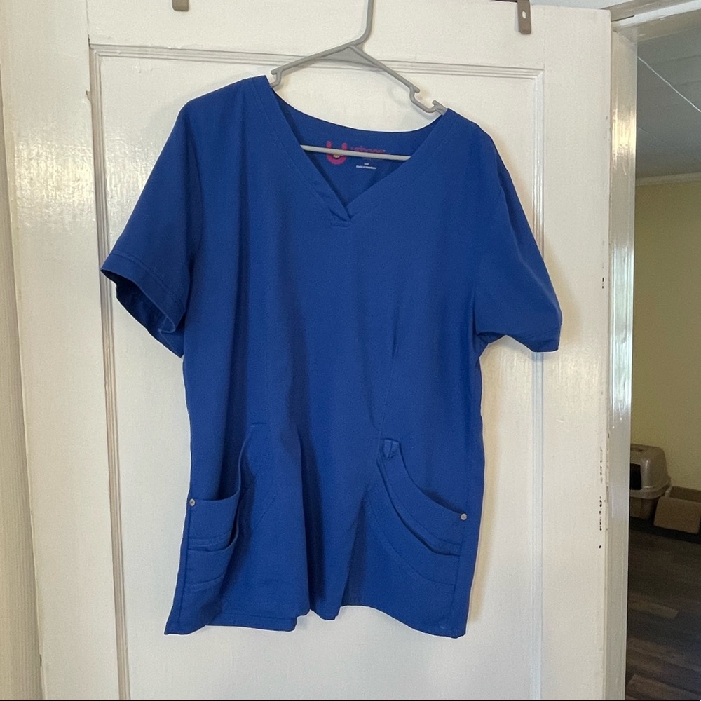 Blue Scrub Top